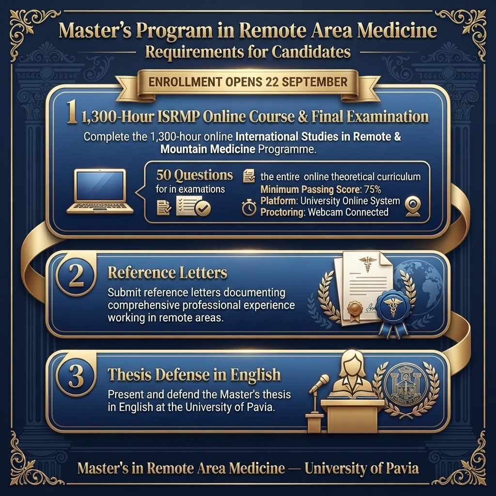 ISRMP Medical Management in Remote Areas — programme overview infographic